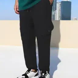 bewakoof Men Mid-Rise Joggers with Insert Pockets-picture-18