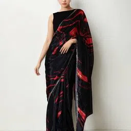 svaraa Soft Chinon Woven Saree -picture-37