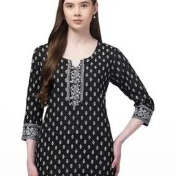 aura glam Women Paisley Kurti-picture-48