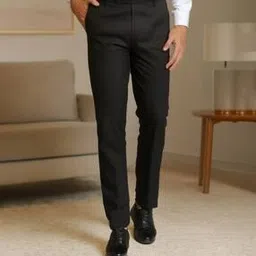 buda jeans co Men Slim Fit Flat-Front Trousers-picture-44