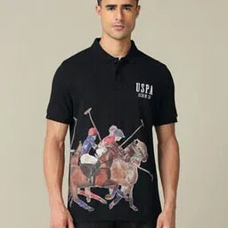 u.s. polo assn. Men Logo Print Slim Fit Polo T-Shirt-picture-16
