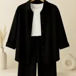 Women 2-Piece Shirt & Pants Set-image-33