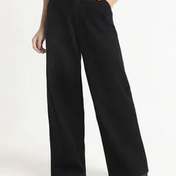 r&b Women Mid-Rise Cotton Wide Jeans-picture-50