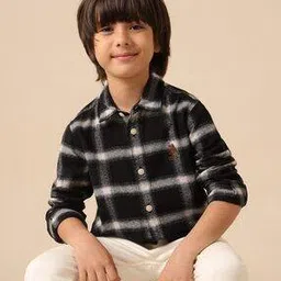 u.s. polo assn. Boys Checks Regular Fit Shirt-picture-44