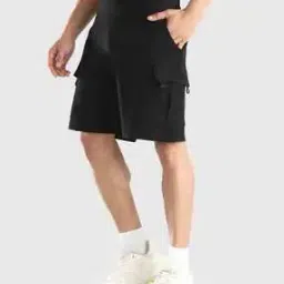 musclemind Men Regular Fit Cargo Shorts-picture-33