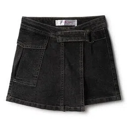 tales & stories Girls Washed Skorts-picture-16