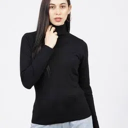 tokyo talkies Women Regular Fit Turtleneck Pullover-picture-40