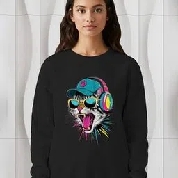 buythattrendz Women Regular Fit Graphic Sweatshirt-picture-31