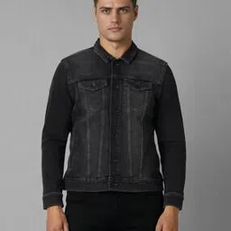 louis philippe Men Regular Fit Harrington Jacket-picture-18