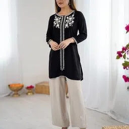 wedani Women Embroidered Straight Kurti-picture-42