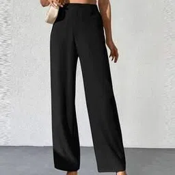 fyre rose Women Straight Fit Flat-Front Trousers-picture-39