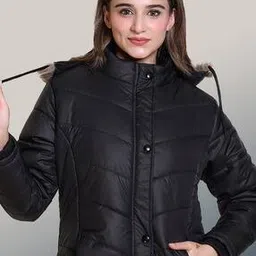 leia Women Quilted Regular Fit Hooded Jacket-picture-43