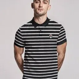 buda jeans co Men Striped Regular Fit Polo T-Shirt-picture-15