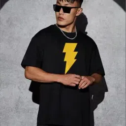 buda jeans co Men Graphic Print Oversized Fit Crew-Neck T-Shirt-picture-10