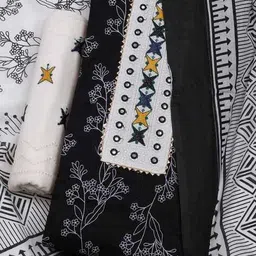 mbz.in by meena bazaar Women Self-design Unstitched Dress Material   image 1