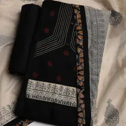 mbz.in by meena bazaar Women Cotton Unstitched Dress Material   image 1