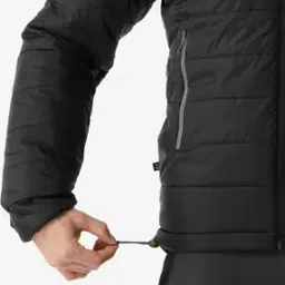 decathlon FORCLAZ - Men Solid Hooded Synthetic Puffer Jacket (Upto -5 Degrees)-picture-51