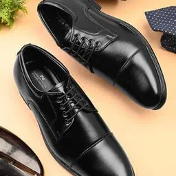 fashion victim Men Lace-Up Round-Toe Shoes-picture-28