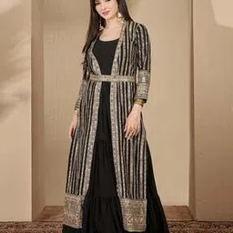Women Embroidery Gown Dress-image-5