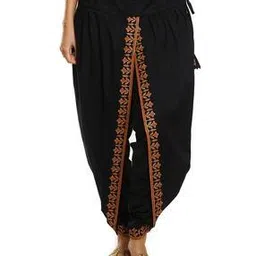 Women Embellished Drawstring Salwar Pants-image-23