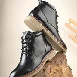 bucik Men Lace-up Boots with Synthetic Upper-picture-42