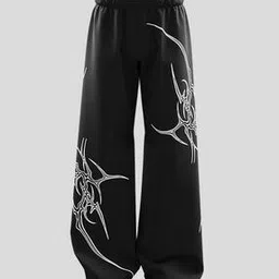 Men Printed Straight Track Pants with Elasticated Waist-image-30