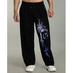 unicus apparel Men Graphic Print Joggers with Drawstring Waistband-picture-30