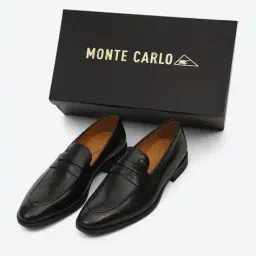 monte carlo Men Round-Toe Slip-On Loafers image 1