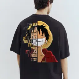 buda jeans co Men Printed Oversized Fit Crew-Neck T-Shirt image 1