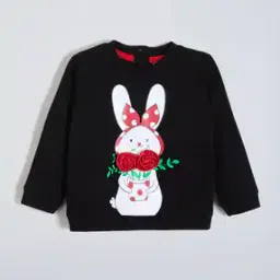 hopscotch Girls Graphic Print Regular Fit Sweatshirt-picture-10