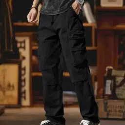 vooter Men Relaxed Fit Flat-Front Cargo Pants image 1