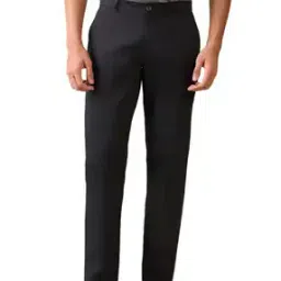 parx Men Tapered Fit Flat-Front Trousers-picture-48