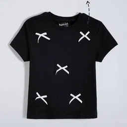 hopscotch Girls Embellished Regular Fit Round-Neck T-Shirt-picture-11