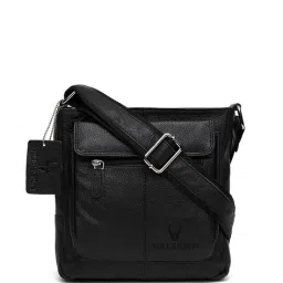 wildhorn Men Logo Embossed Crossbody Sling Bag image 1