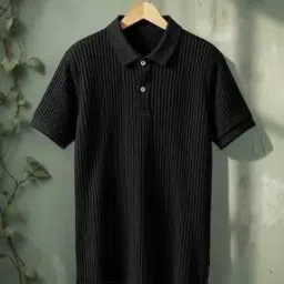 neonomad Men Ribbed Regular Fit Polo T-Shirt-picture-34
