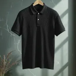 neonomad Men Ribbed Regular Fit Polo T-Shirt-picture-19