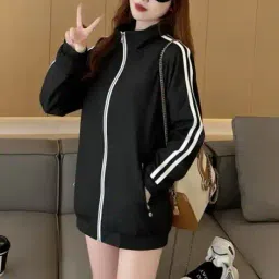 maykr Women Zip-Front Regular Fit Bomber Jacket  image 1