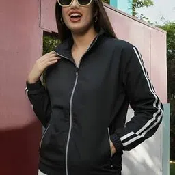 the fashion hub Women Regular Fit Bomber Jacket -picture-25