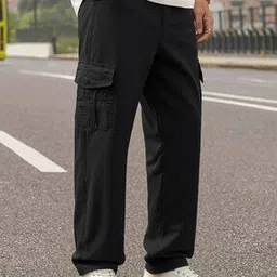 buda jeans co Men Flat-Front Relaxed Fit Cargo Pants-picture-37