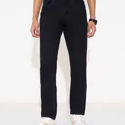 sf jeans by pantaloons Men Clean Mid-Rise Straight Jeans-picture-13