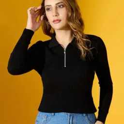 98°north Women Ribbed Pullover image 1