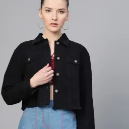 sassafras Women Regular Fit Spread-Collar Jacket image 1