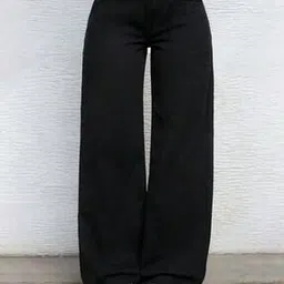 Women High-Rise Wide Jeans-image-12