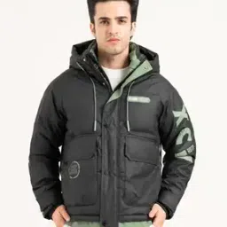 red tape Men Regular Fit Hooded Jacket-picture-11