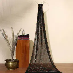 globus Women Embroidered Chiffon Dupatta image 1