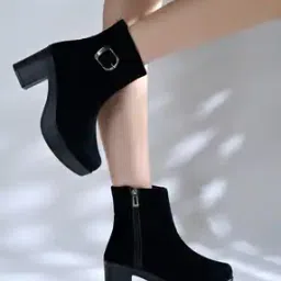 Women Ankle-Length Slip-On Boots -image-22