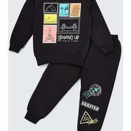 nite flite Girls Graphic Print Cotton Loungewear Set-picture-50