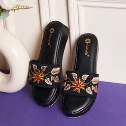 pairs4u Women Forefoot Embellished Open-Toe Platforms-picture-19