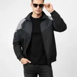 neonomad Men Colourblock High-Neck Zip-Up Track Jacket-picture-42