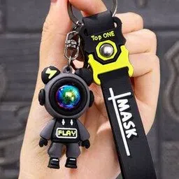 3D Astronaut Silicone Keychain-image-11